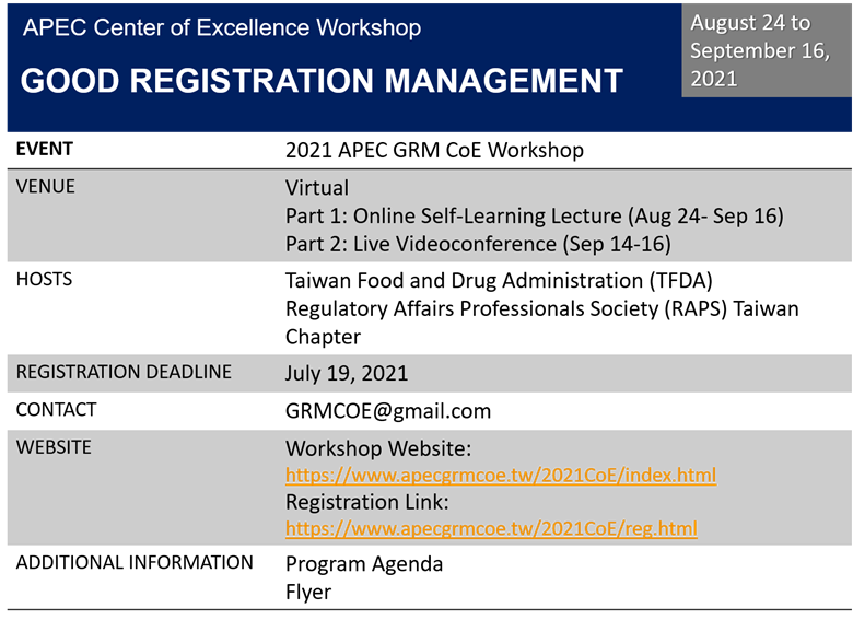 Aug to Sep_GRM_TFDA w RAPS TW Chapter